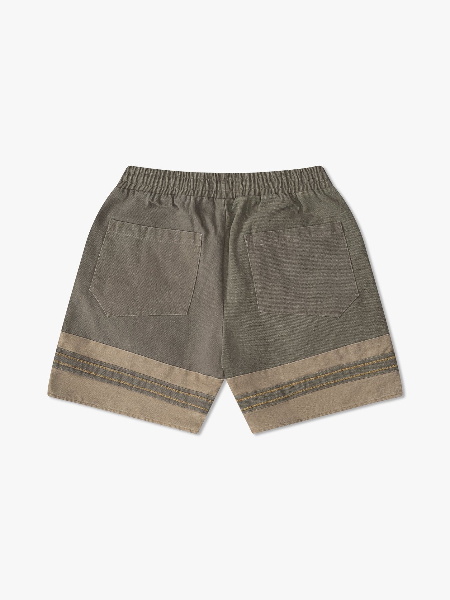 Rhude Embroidered Canvas Logo Short