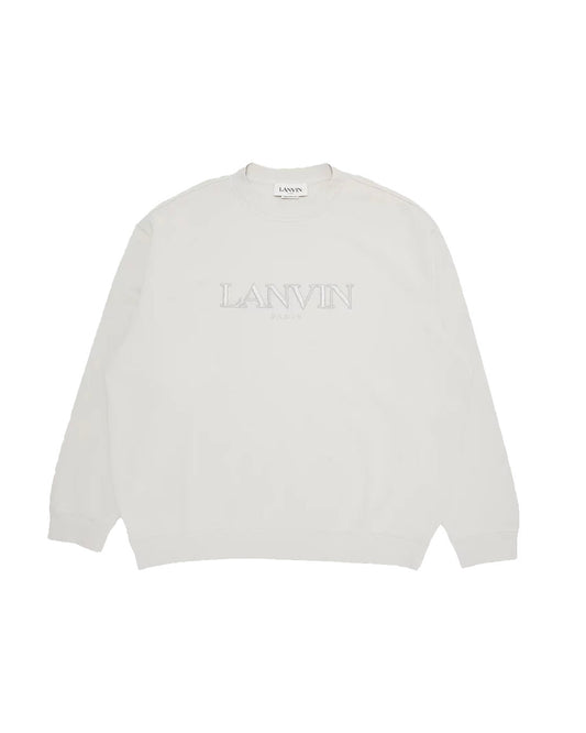 Lanvin Classic Paris Embroidered Sweatshirt