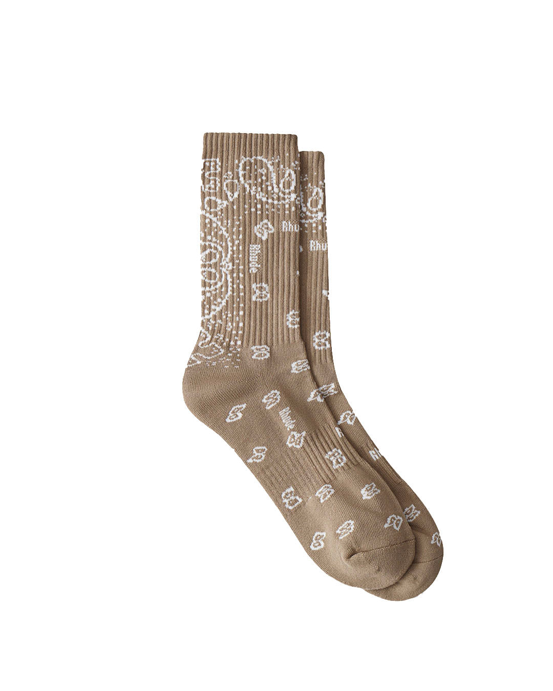 Bandana Jacquard Sock