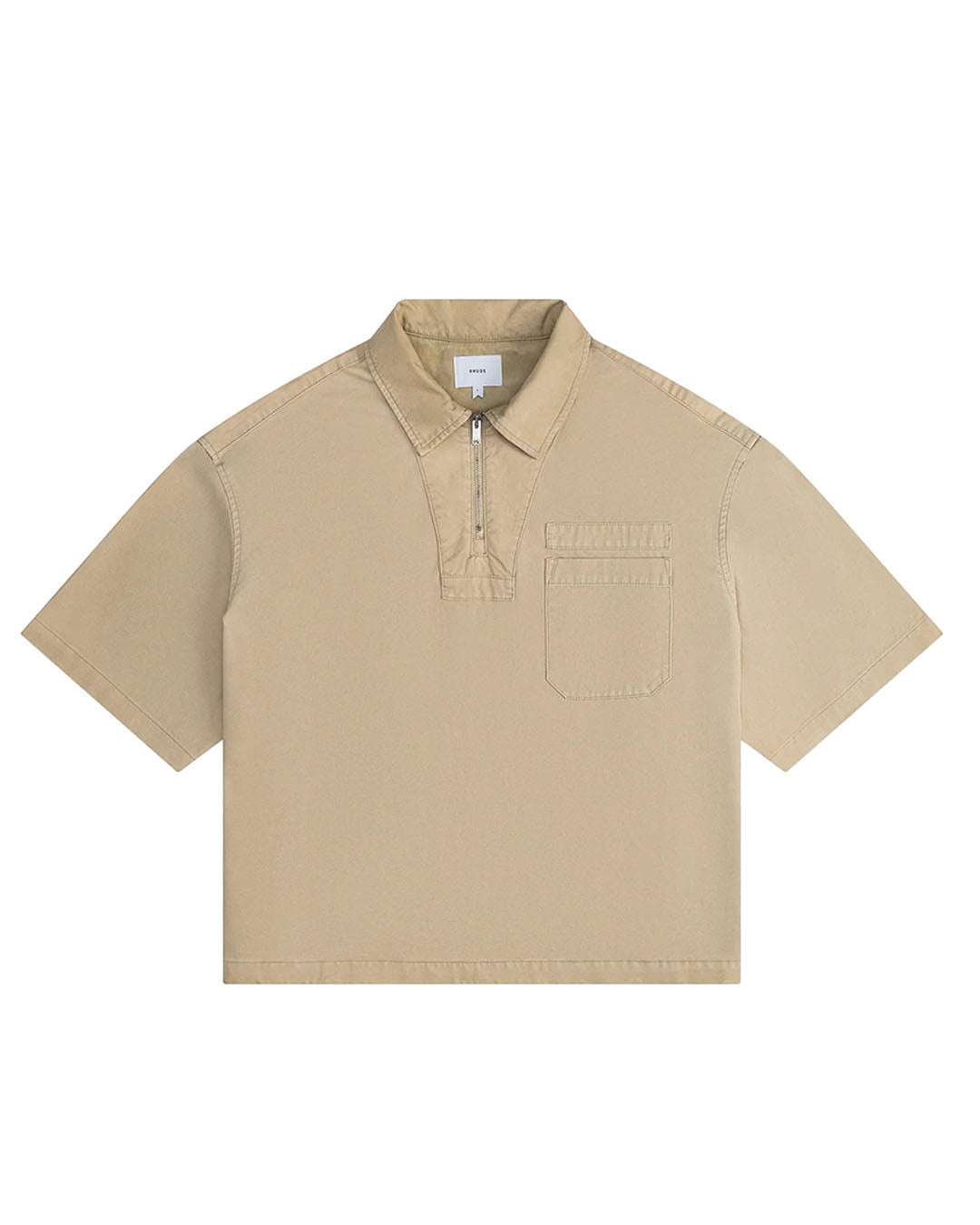 BOXY HALF-ZIP SPRAY SHIRT