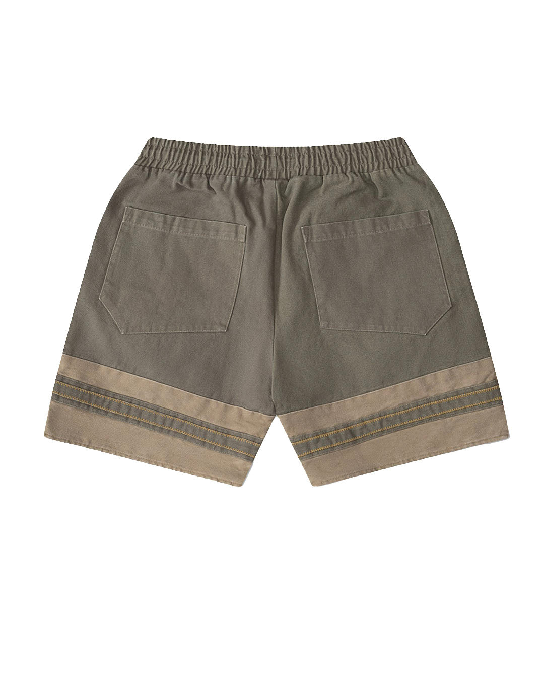 Embroidered Canvas Logo Short