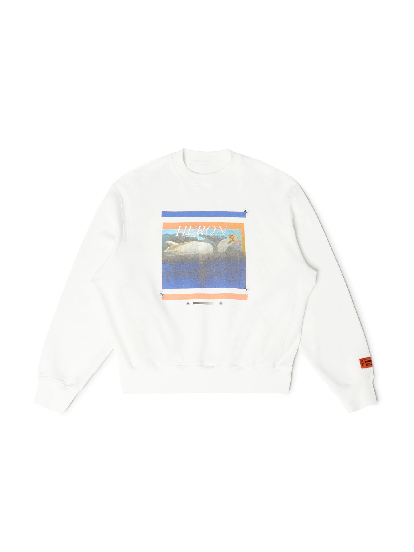 Misprinted Heron Crewneck