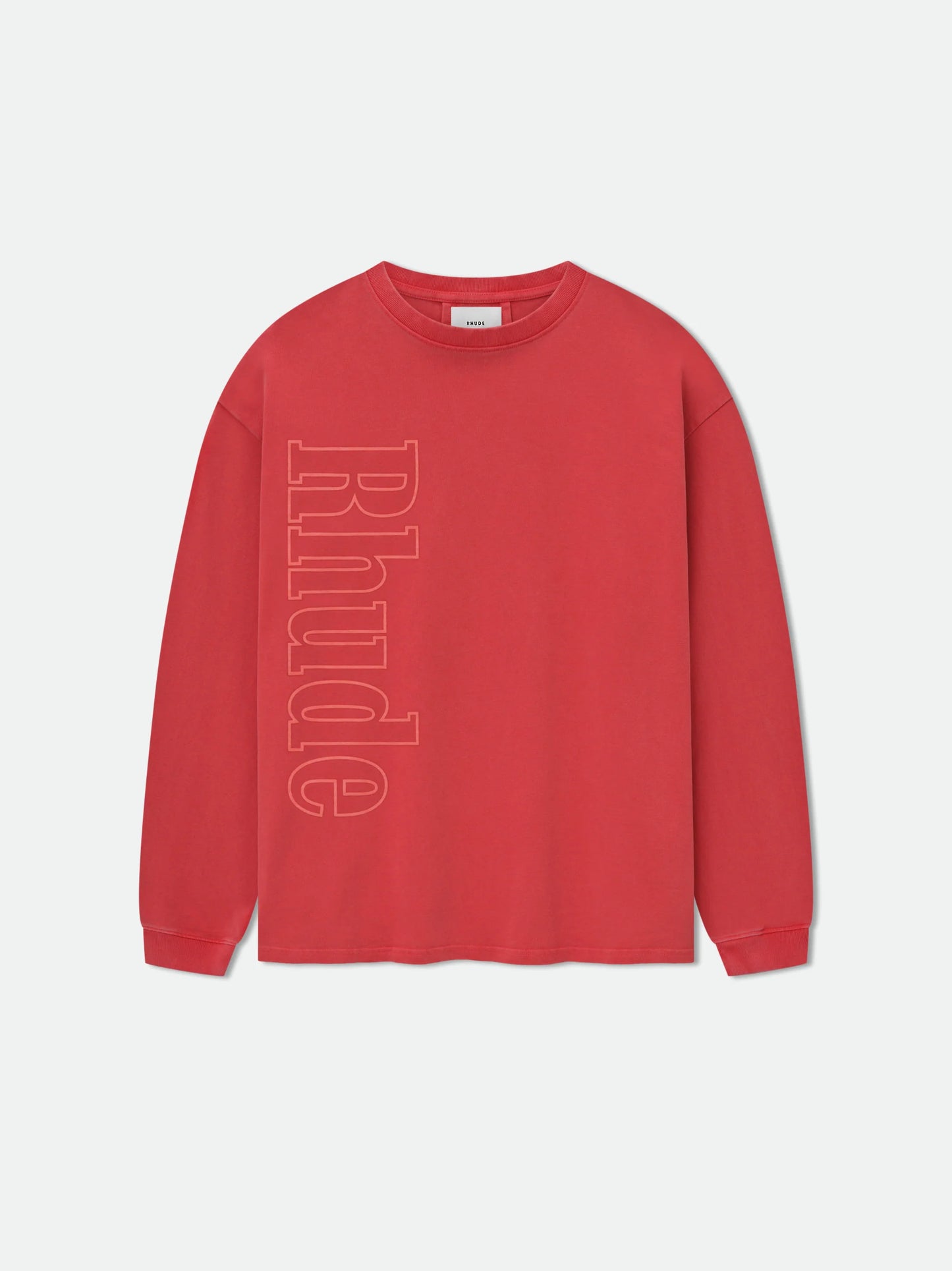 RHUDE LOGO LS TEE