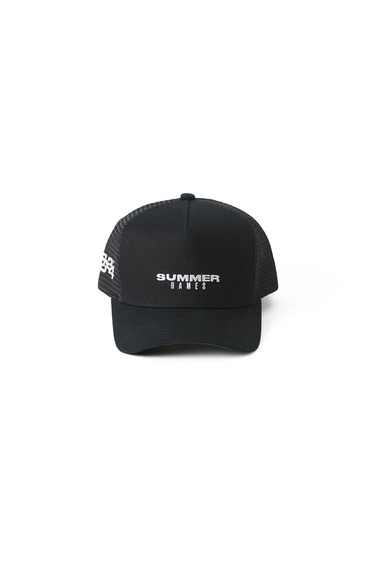 STACK LOGO TRUCKER CAP