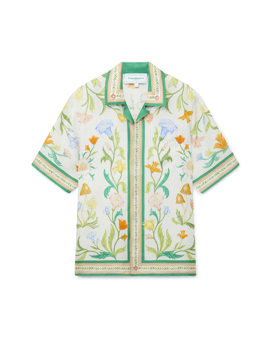 L'Arche Fleurie Silk Shirt